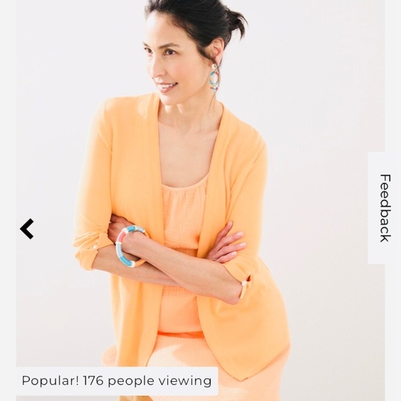 LLOYD’S Linen Long Cardigan Duster - Picture 2 of 5